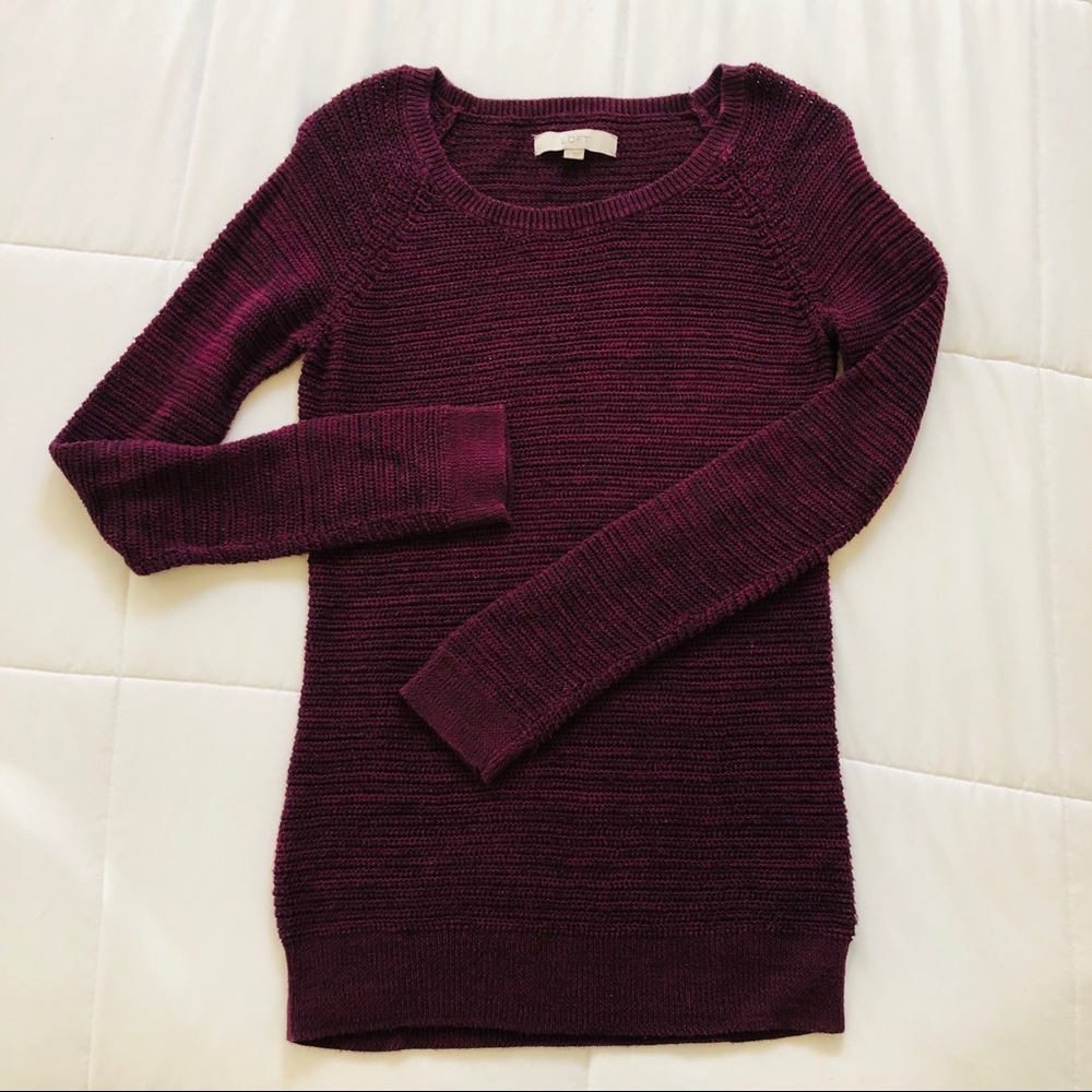 LOFT Marled Knit Sweater